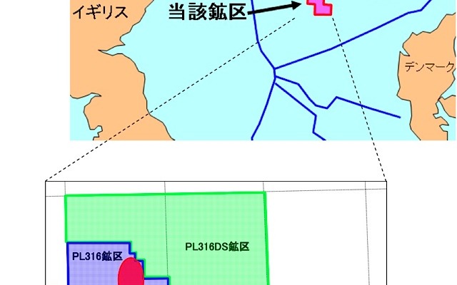 鉱区位置図