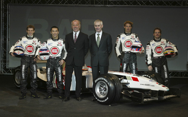 【ホンダF1ストーキング】B・A・R、ニューマシン「005」を発表