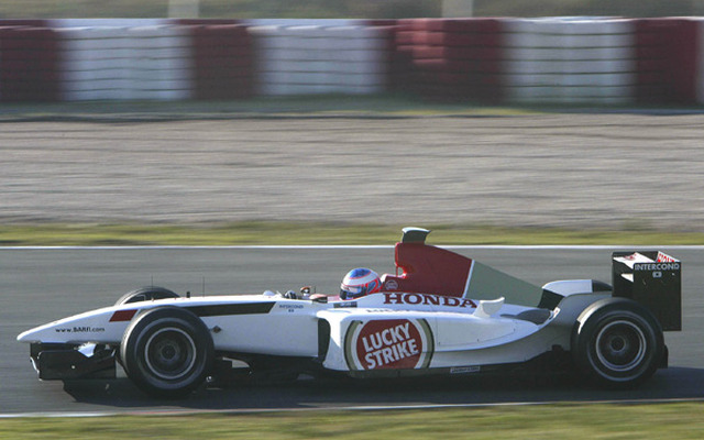 【ホンダF1ストーキング】バトンがB・A・Rホンダをシェイクダウン