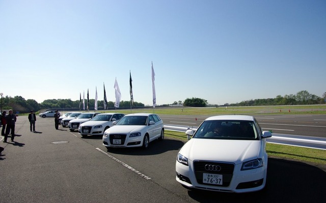 トレーニング会場となったGKNのテストコース