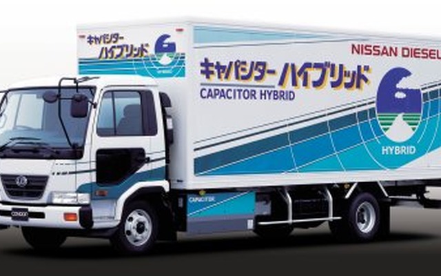 日産ディーゼルのハイブリッドトラックが省エネ大賞を受賞