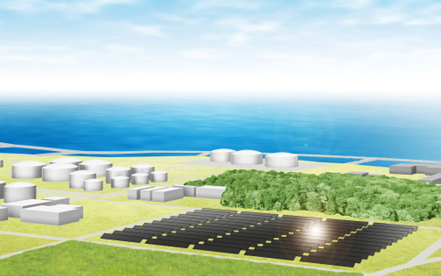 メガソーラー発電所（大規模太陽光発電所）完成イメージ