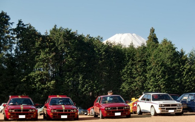 勢ぞろいしたランチア・デルタ・インテグラーレ