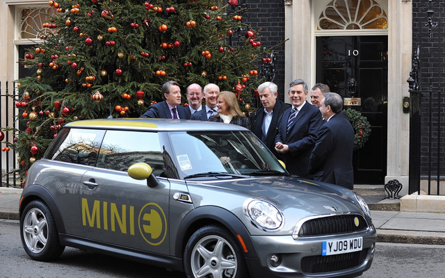 英ブラウン首相に納車されたMINI E