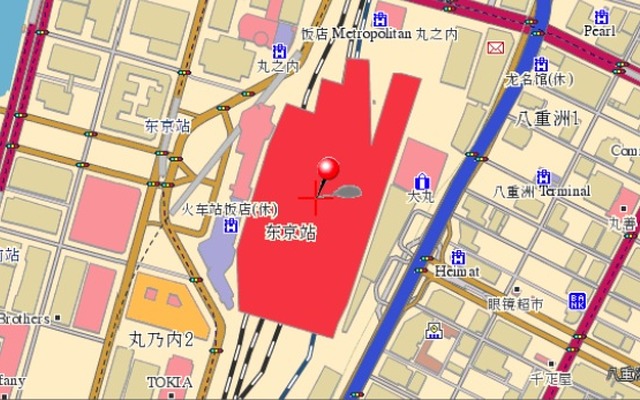 簡体字中国語に対応した多言語MapFan onPage 画面イメージ