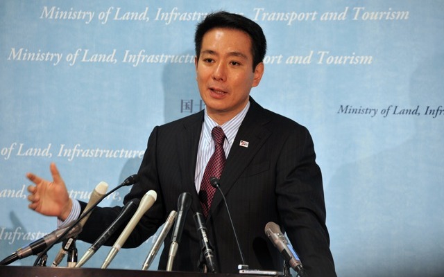 22日、国土交通省（撮影＝中島みなみ）
