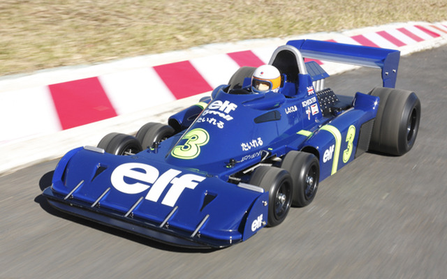 F1史上初の6輪マシン「タイレルP34 1977 アルゼンチンGP」の1/10