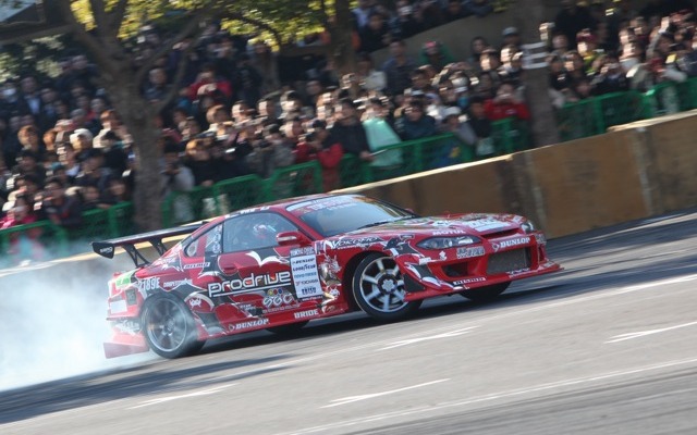D1グランプリのKICK OFF DEMO RUN