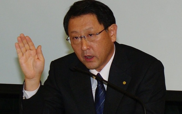 9日に行われた豊田社長の会見