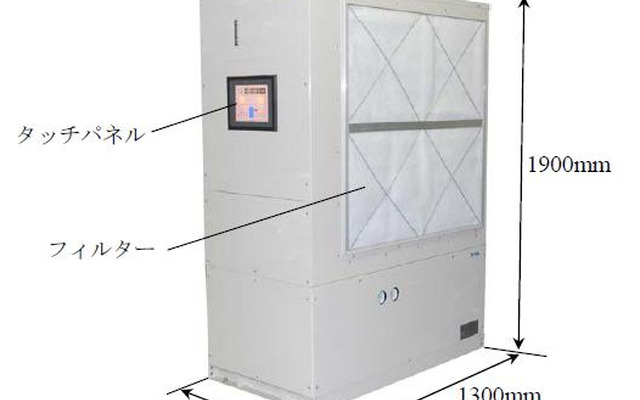洗浄工程用ヒートポンプの概観