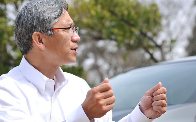 CR-Zはハンドリングの楽しさを目指した、と語る鳥飼氏