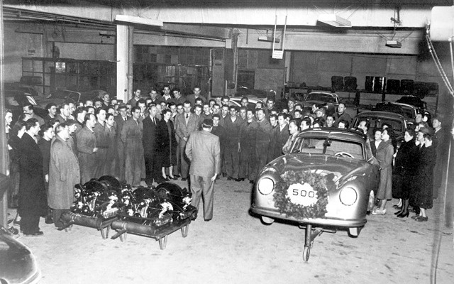 1951年、500台めの356