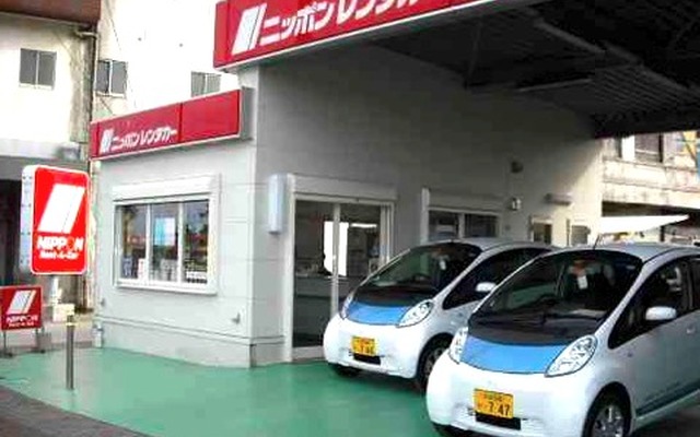 ニッポンレンタカー五島福江営業所に配備された i-MiEV