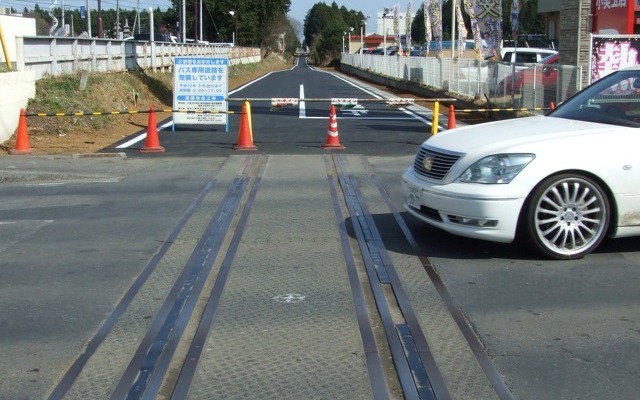 鹿島鉄道の跡地一部をバス専用道化へ