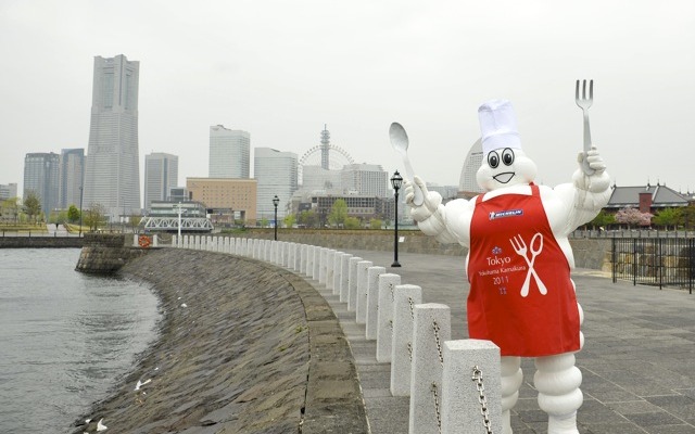 象の鼻パーク（横浜市）のミシュランマン