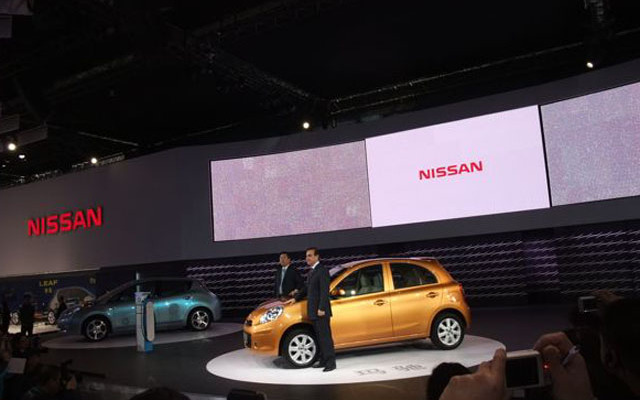 日産自動車のプレスカンファレンス（23日）