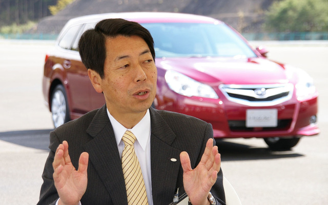 スバル技術本部電子技術部担当部長の野沢良昭氏