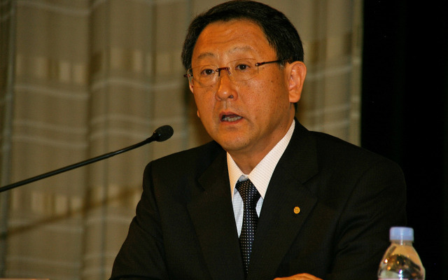 豊田章男社長（09年度決算発表）