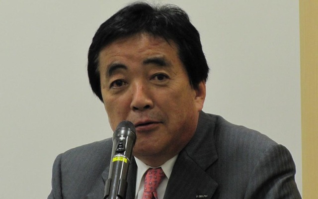 細井行社長（17日の発表会見）