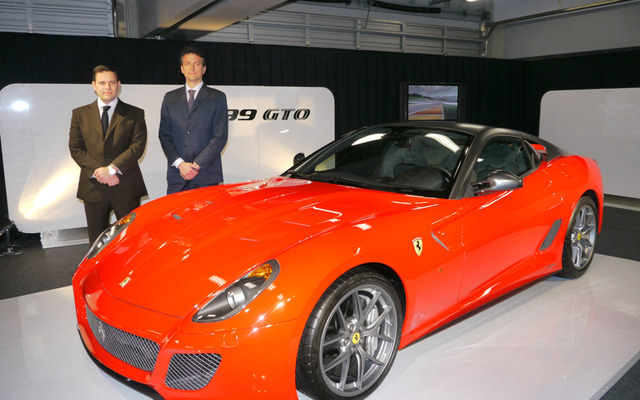 フェラーリ史上最速 599GTO、日本初公開…既に完売