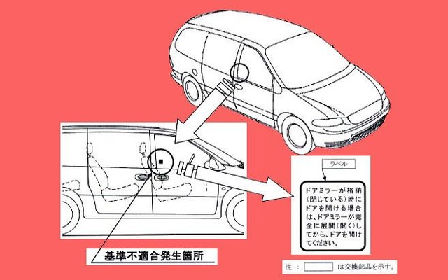 【リコール】これも!?　ステッカーの位置が悪くて…クライスラー