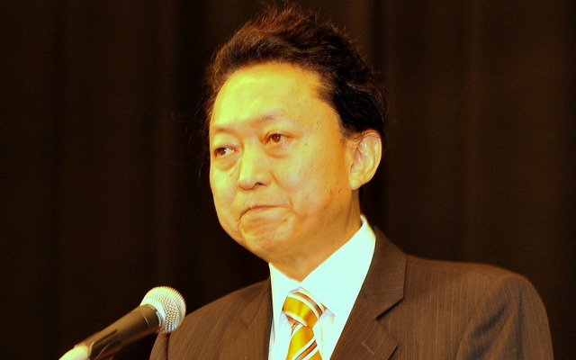 鳩山由紀夫総理大臣　撮影＝中島みなみ