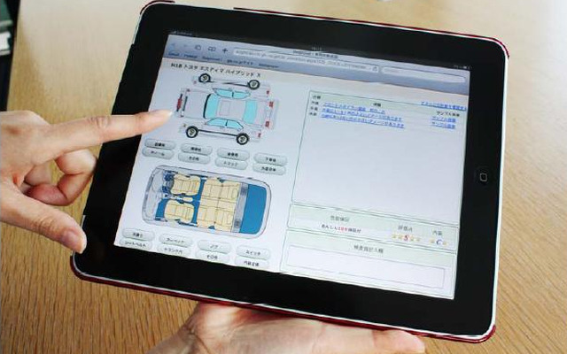 営業スタッフが試験的にiPadを採用