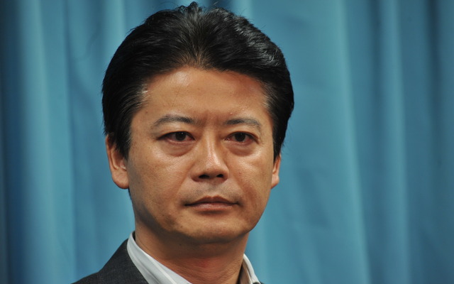 玄葉光一郎公務員制度改革相（18日の閣議後会見で）　撮影＝中島みなみ