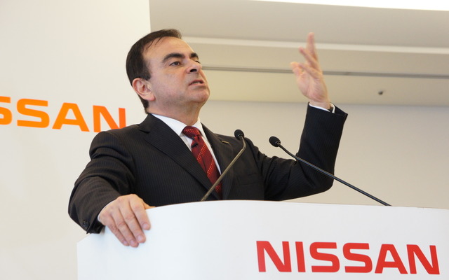 ゴーン社長（23日：定時株主総会）