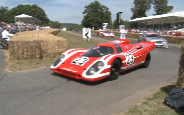 1970年のルマン優勝マシンの917KH（画像は動画キャプチャー）