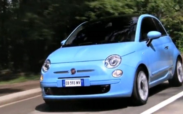 500の2気筒エンジン「ツインエア」搭載車（画像は動画キャプチャー）