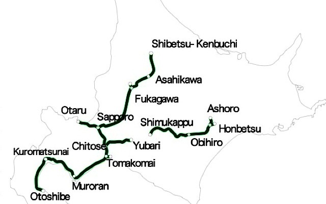 Hokkaido Expressway Pass Map