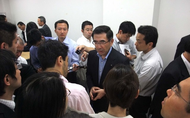 決算発表記者会見