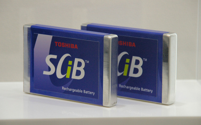 東芝のリチウムイオン電池セル SCiB