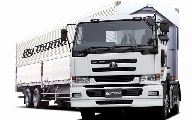 日産ディーゼル『ビッグサム』改良、エンジンもクリーンに