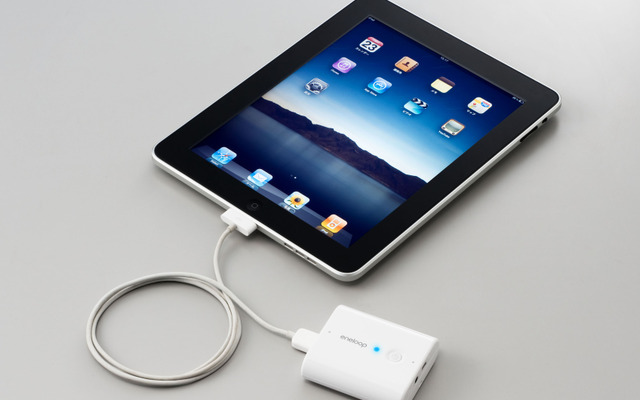 iPadとエネループ・モバイルブースターKBC-L2BS