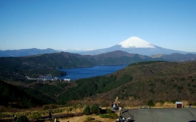 ゴール地点のTOYO TIRES ビューラウンジからの風景