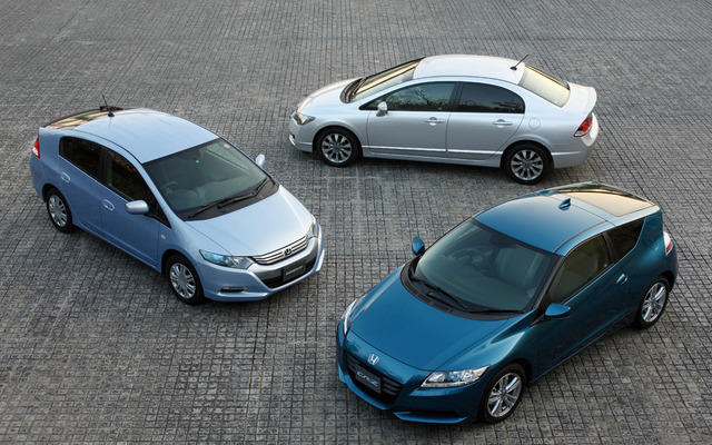 シビックHV、CR-Z、インサイト