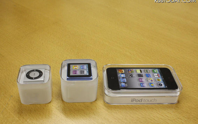 2010年9月8日10時1分公開厳守！！　ipod発売画像 発売間近の新型iPod