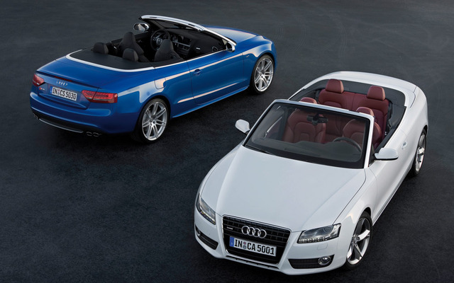 S5カブリオレとA5カブリオレ
