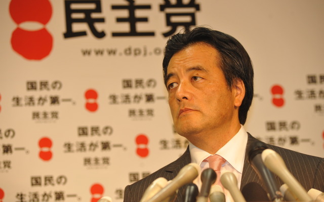 17日・民主党。撮影＝石田信一郎
