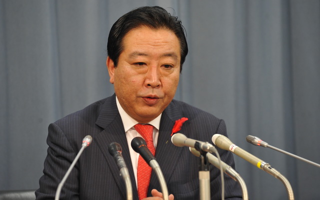 野田佳彦財務相（1日・財務省）　撮影＝中島みなみ