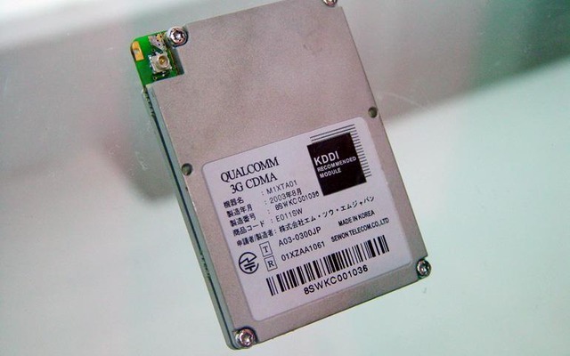【ワイヤレスジャパン】CDMA2000 1X対応モジュールは薄く小さく