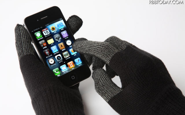 タッチパネル対応手袋、ピクニック 「iTouch Gloves（アイタッチグローブ）」（iPhoneは別売）