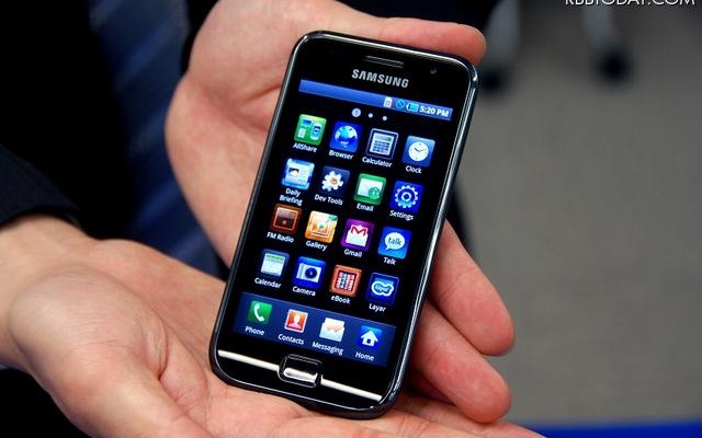 「GALAXY S」メニュー画面 「GALAXY S」メニュー画面