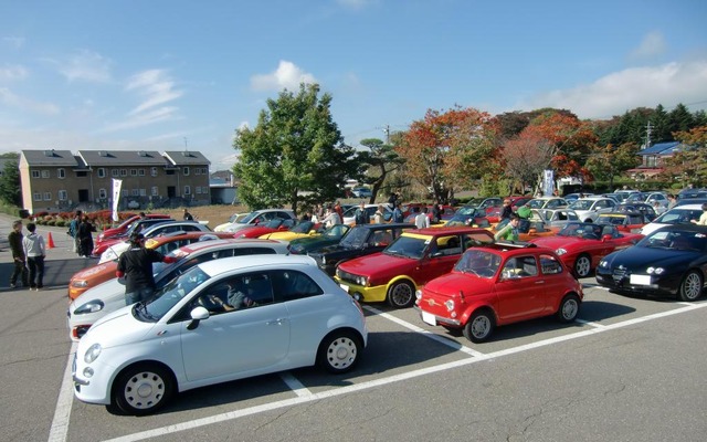 80台以上が集まった第3回軽井沢FIAT PIC・NIC