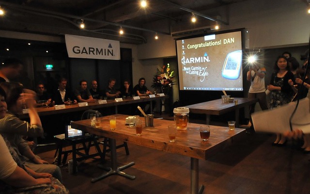 Team Garmin-Transitions の祝勝パーティが関係者やファンを招いて東京都内で行われた