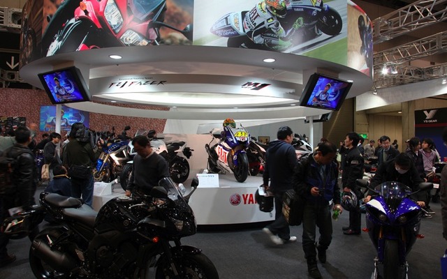 東京モーターサイクルショー10のヤマハ発動機ブース