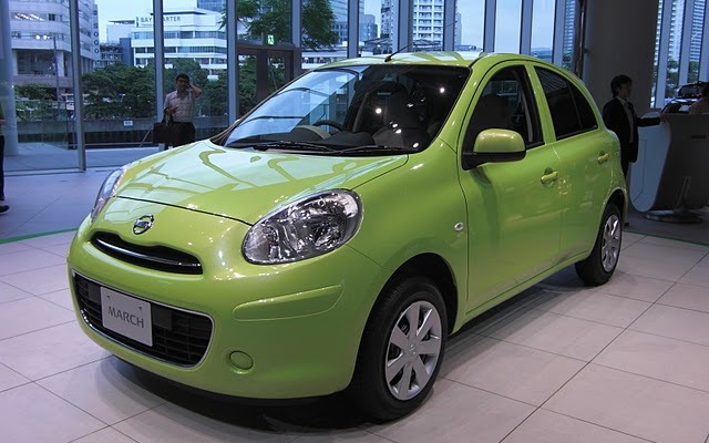 マーチはタイ生産のため輸入車として扱われる