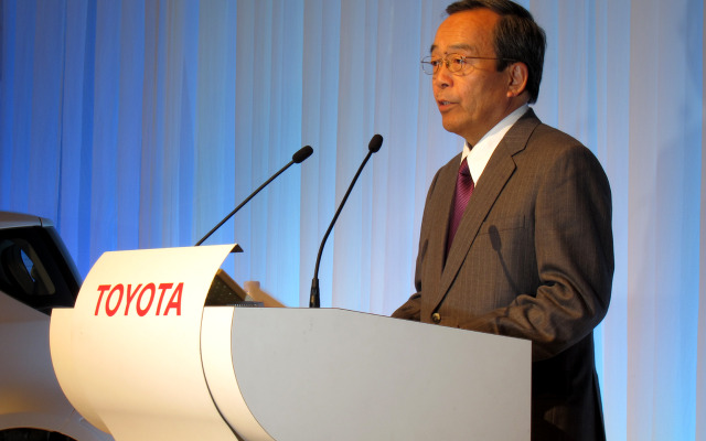 トヨタ自動車副社長　内山田竹志氏